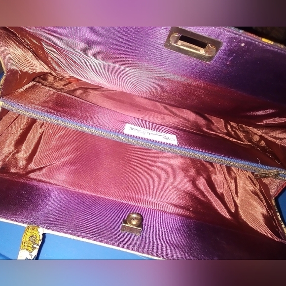 Handmade antique/vintage possibly silk Margaret Smith Patriotic bag - Picture 14 of 16